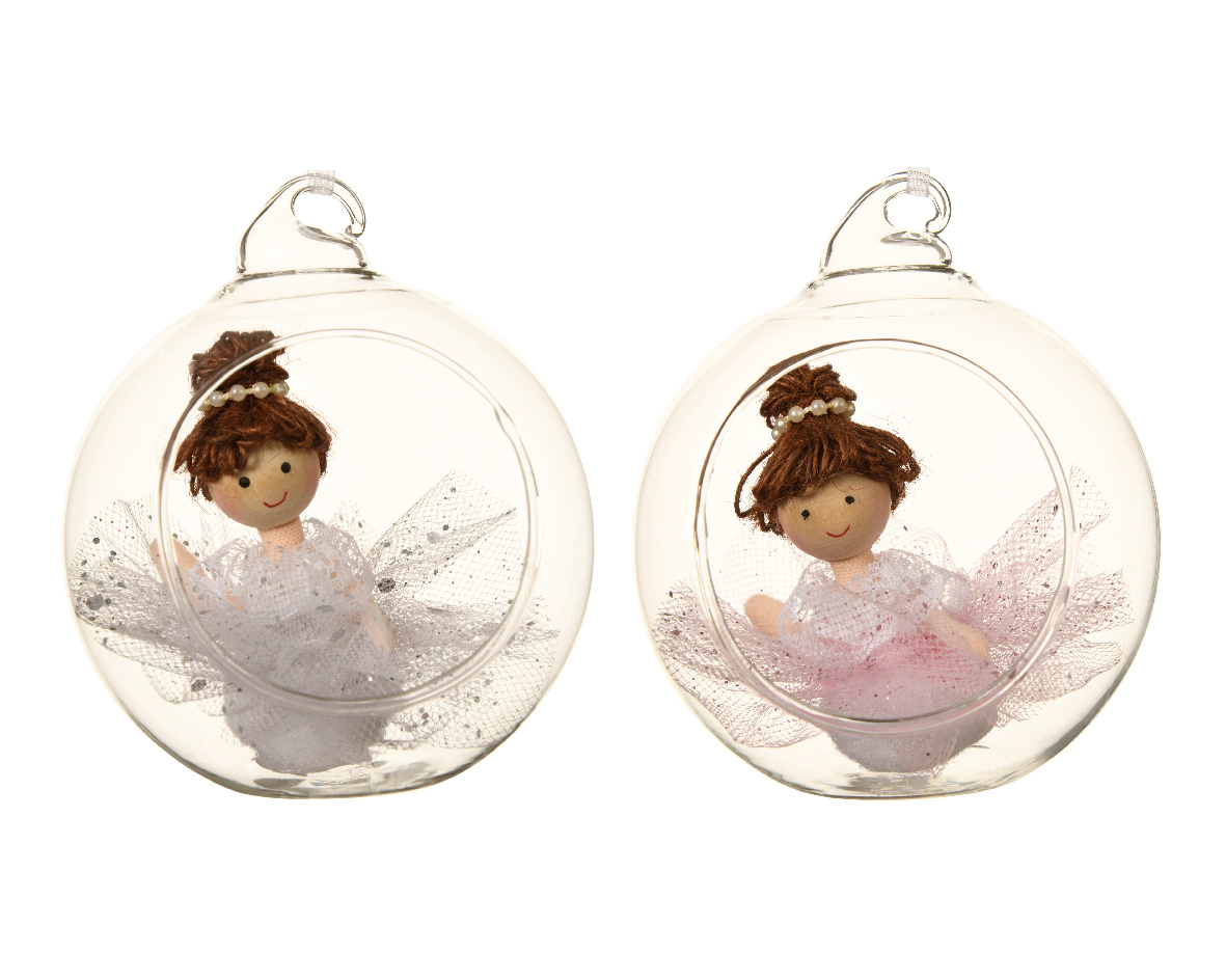 Glob - Bauble Glass Angel Inside - mai multe modele | Kaemingk