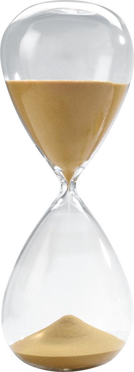 Clepsidra 60 minute - Hourglass 30 cm, auriu | Mascagni Casa