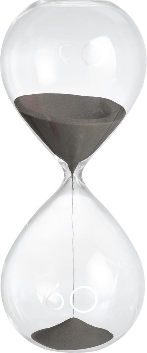Clepsidra 60 minute - Hourglass 30 cm, gri | Mascagni Casa