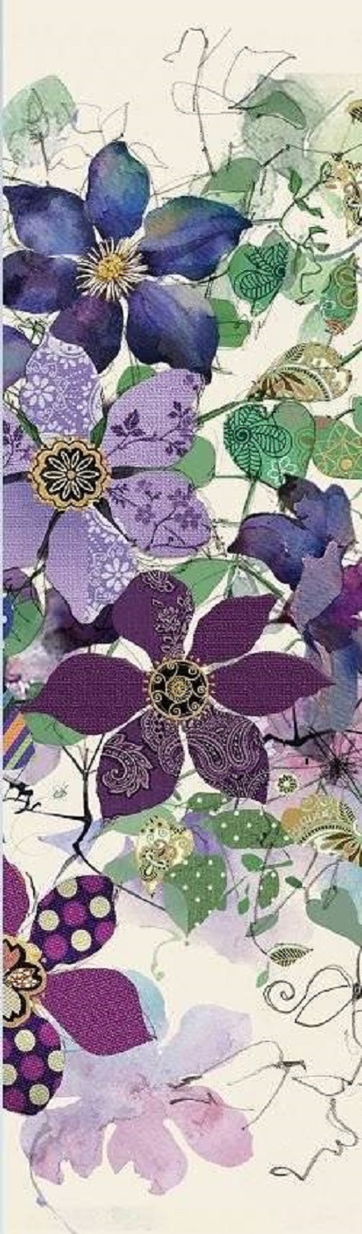 Semn de carte - Clematite Violette | Kiub