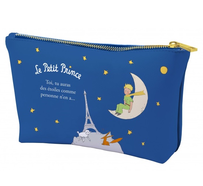 Portfard - Pochette Trapeze Le Petit Prince A Paris Croissant Lune | Kiub