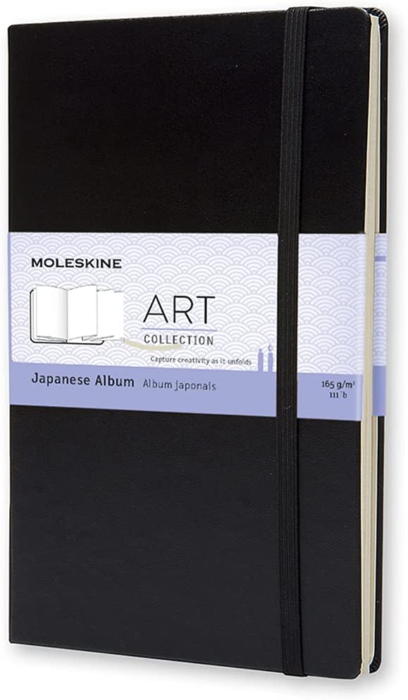 Carnet de schite - Moleskine Art Japanese Album - Large, Hard Cover - Black | Moleskine