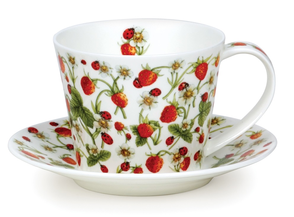 Ceasca si farfurie - Islay - Dovedale Strawberry | Dunoon