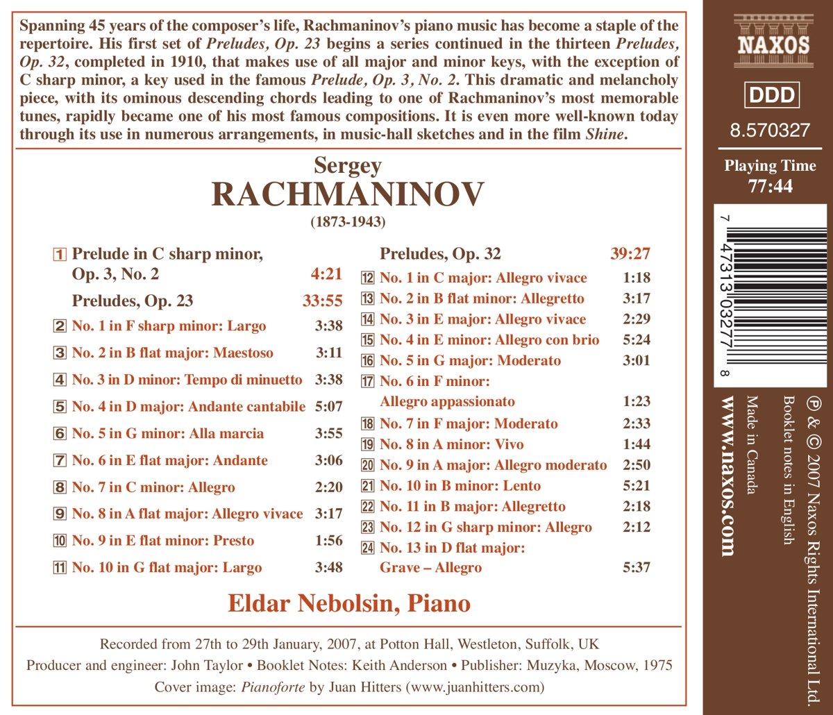 Rachmaninov: Preludes for piano (Complete) | Sergei Rachmaninov