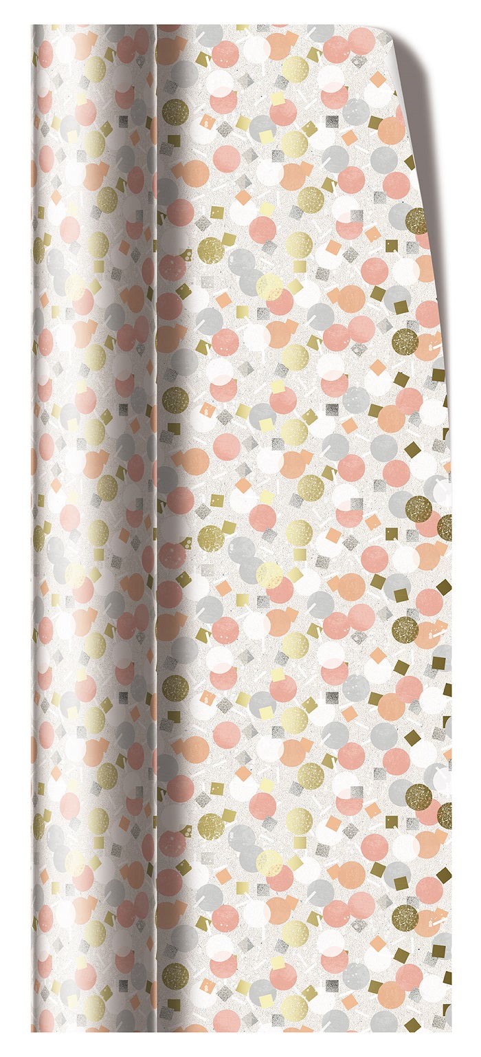 Hartie de impachetat - Confetti - Roll Wrap | Great British Card Company