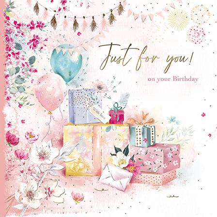 Felicitare - Presents - Just For You | Great British Card Company