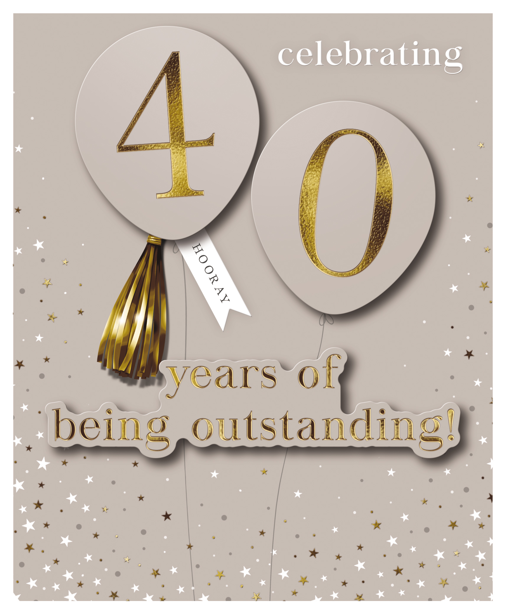 Felicitare - 40th Birthday Handmade | Great British Card Company