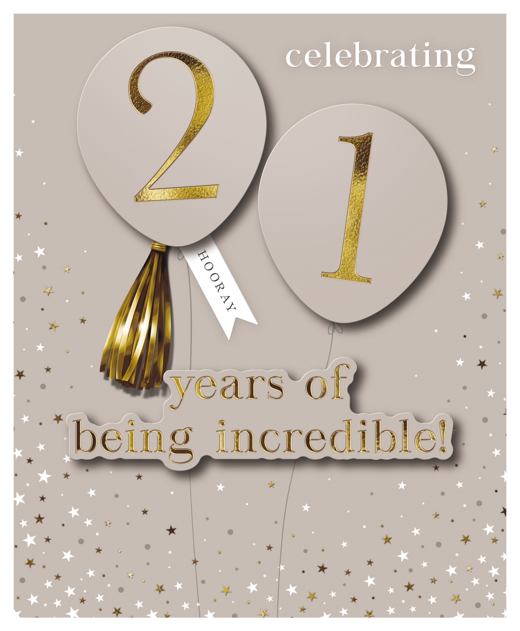 Felicitare - 21st Birthday Handmade | Great British Card Company
