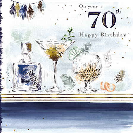 Felicitare - On Your 70th Birthday | Great British Card Company