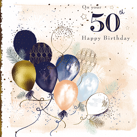 Felicitare - On Your 50th Birthday | The Great British Card Company