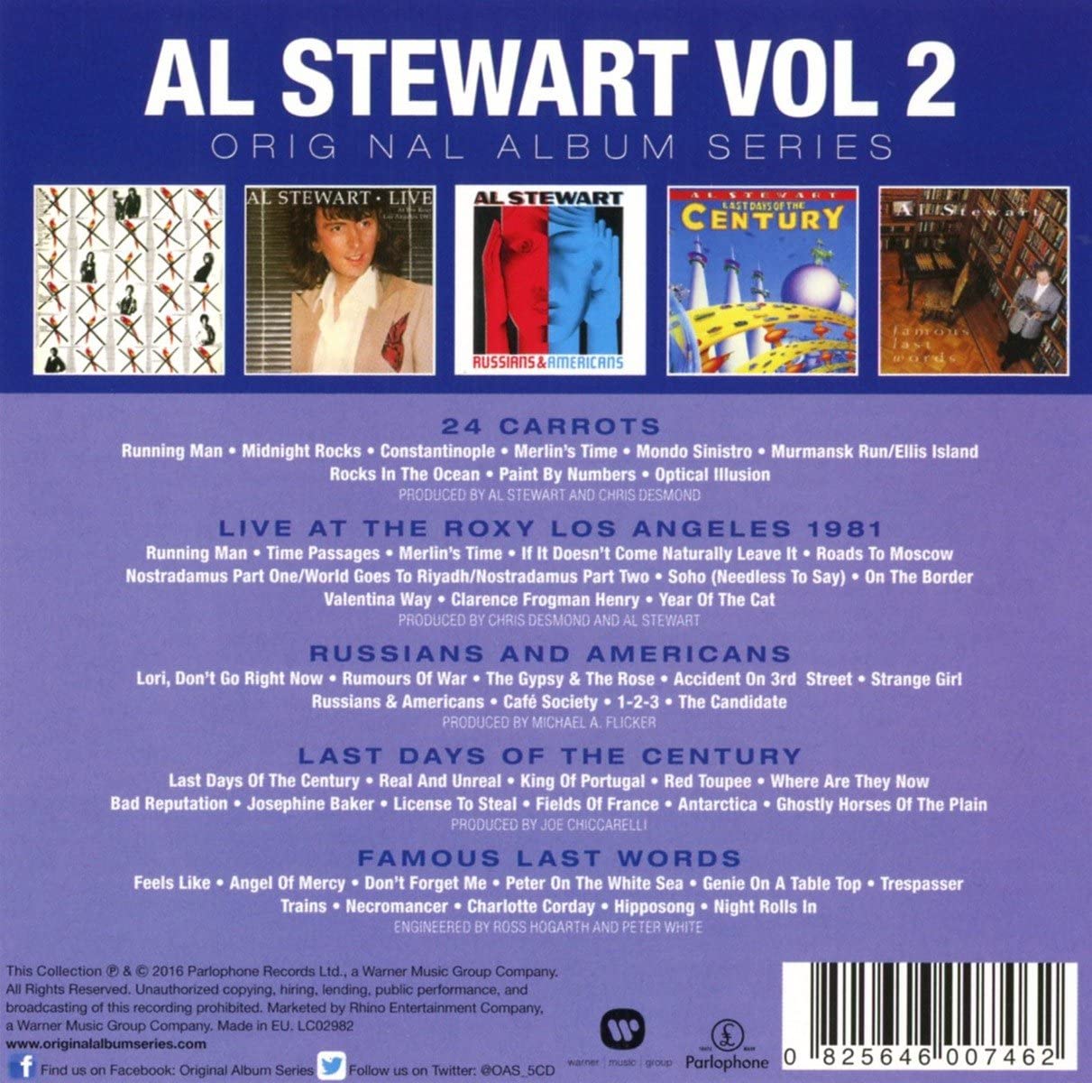 Al Stewart - Original Album Series Volume 2 | Al Stewart