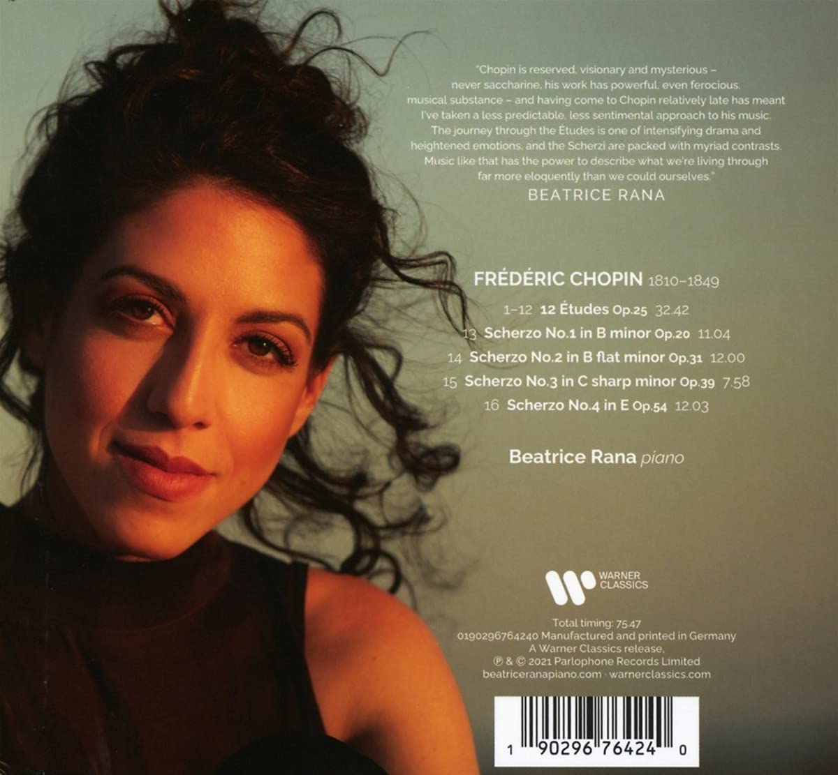 Chopin: Etudes, Op 25 / Scherzi | Beatrice Rana