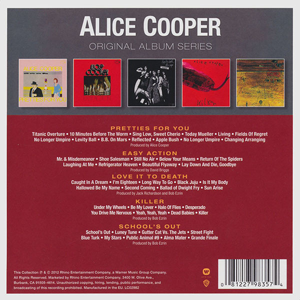 Original Album Series (5CD) | Alice Cooper