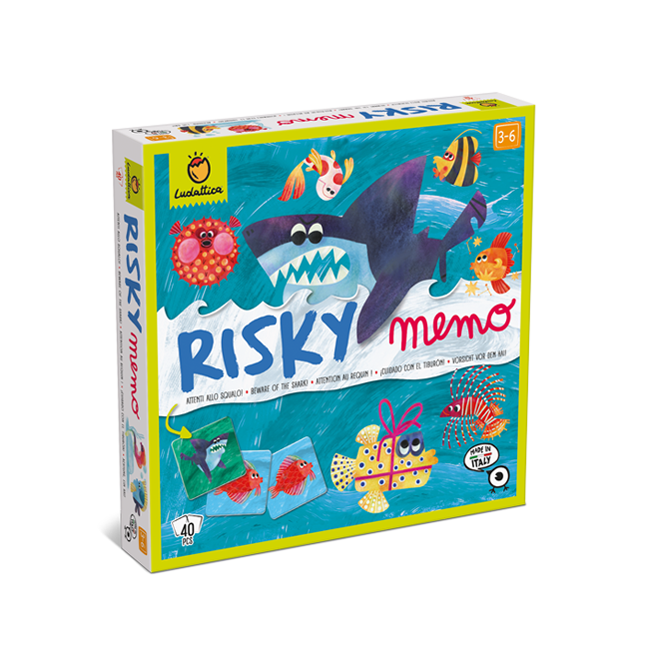 Joc educativ - Risky memo - Beware of the Shark | Ludattica - 1 | YEO