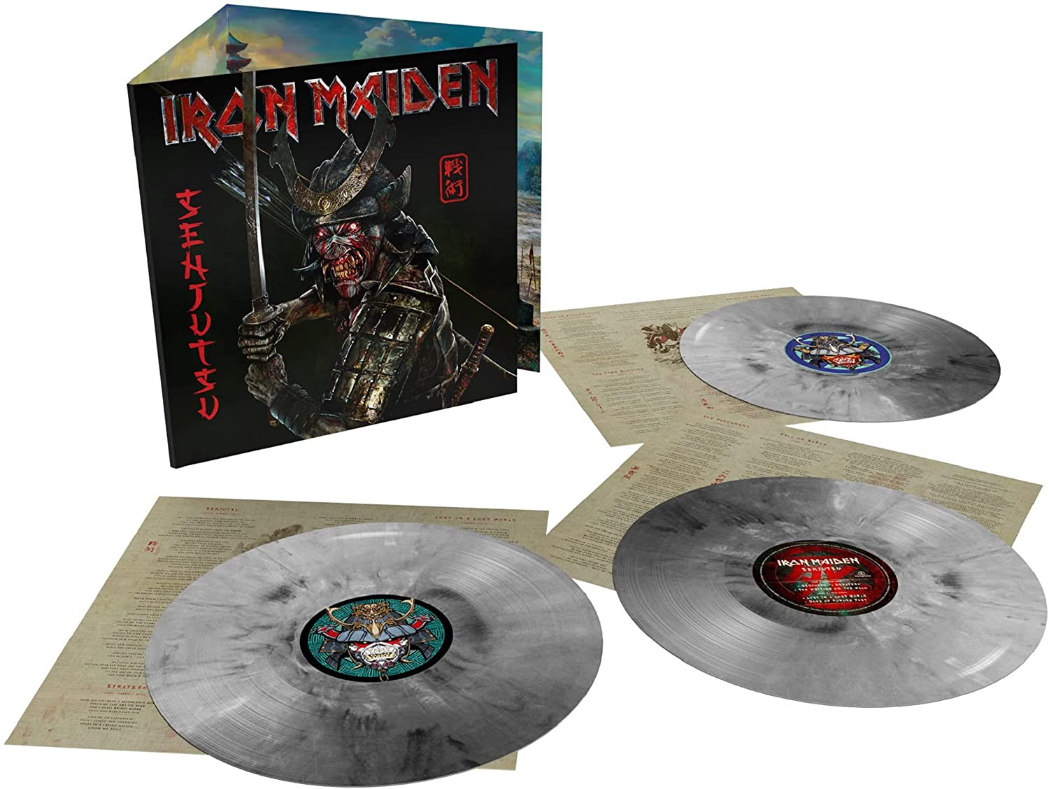 Senjutsu (Silver & Black Marble Vinyl) | Iron Maiden - 1 | YEO