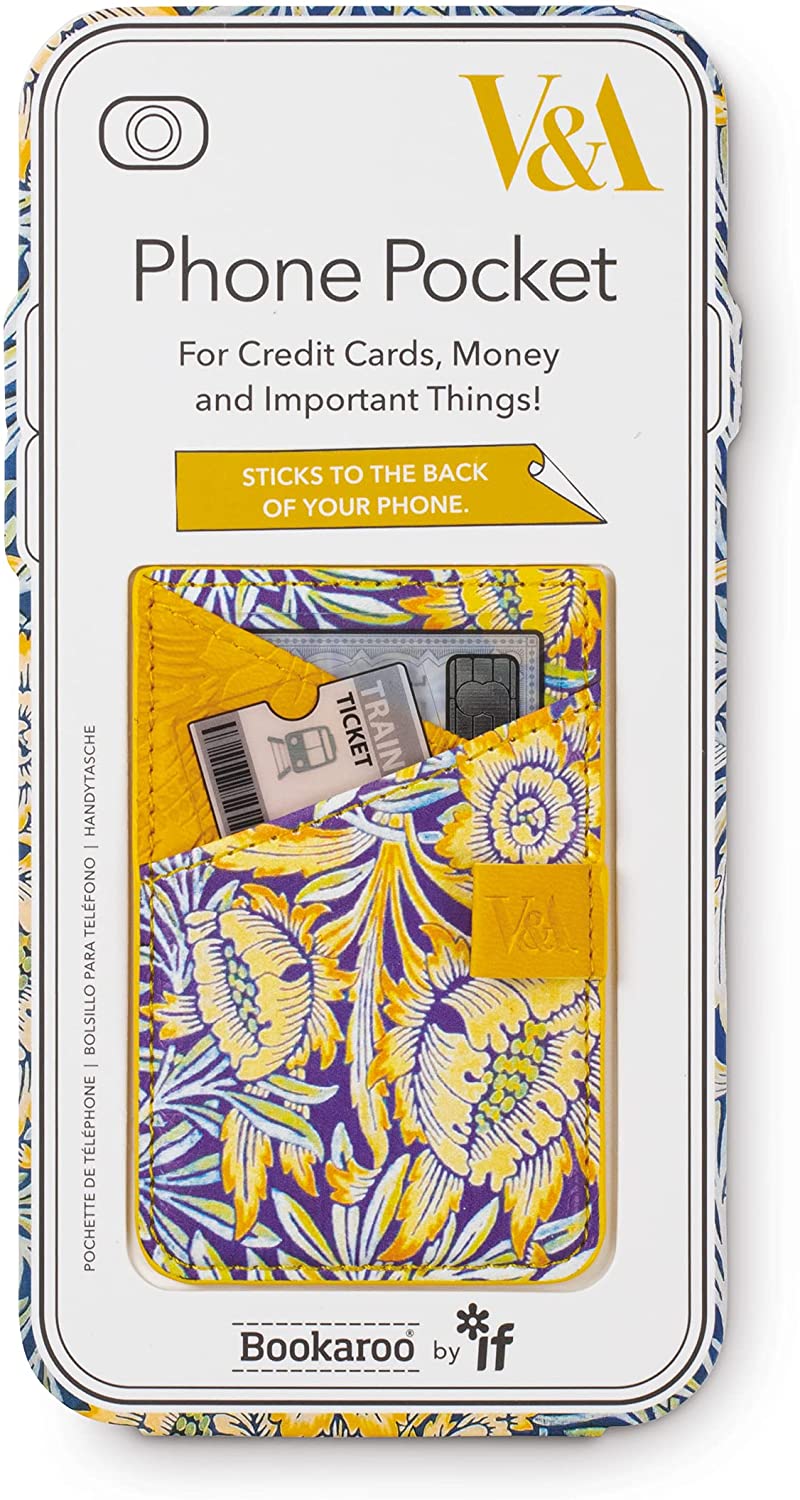 Accesoriu pentru telefon - V & A Bookaroo Phone Pocket Morris Tulip & Willow | If (That Company Called)