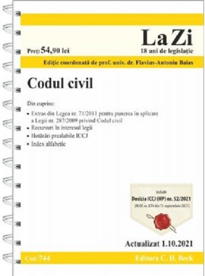 Codul civil | imagine 2022