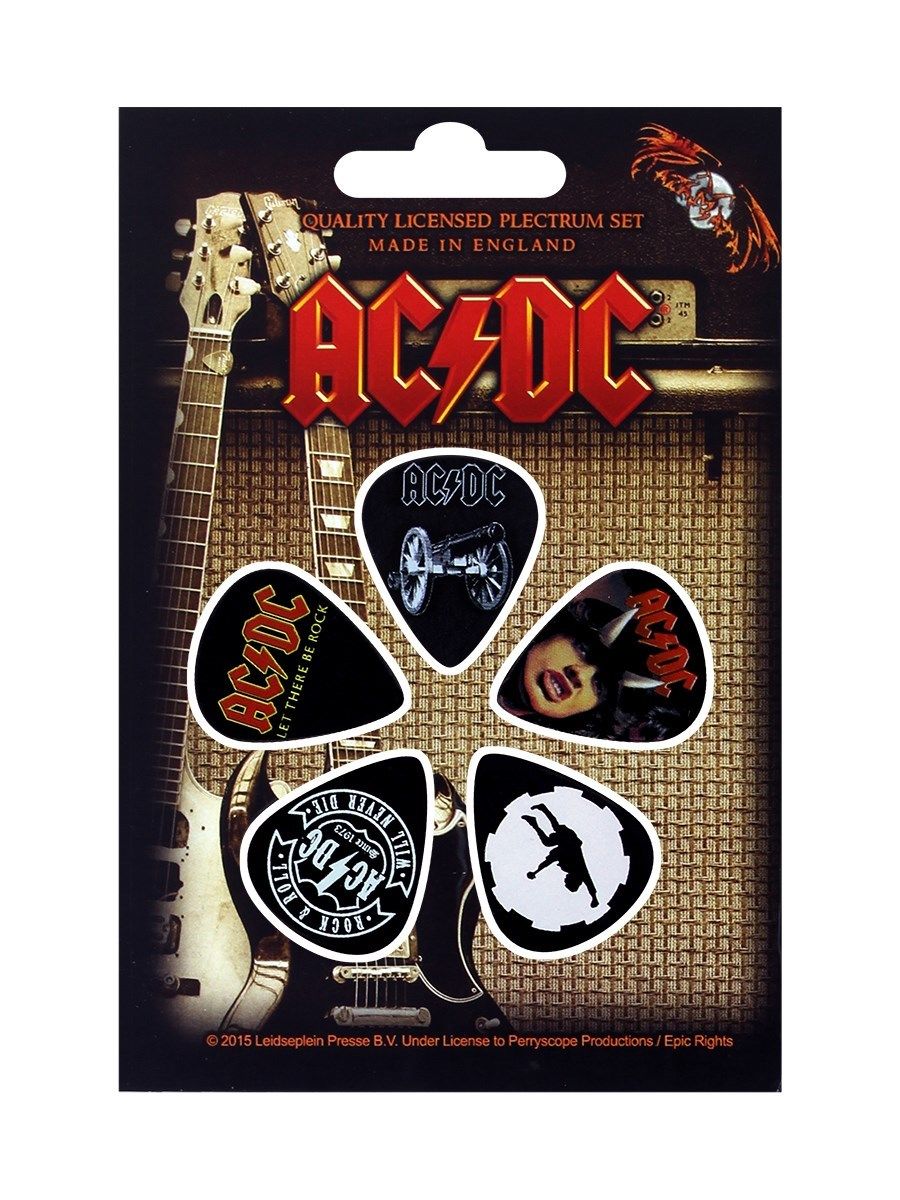 Set 5 pene pentru chitara - AC/DC | Rock Off