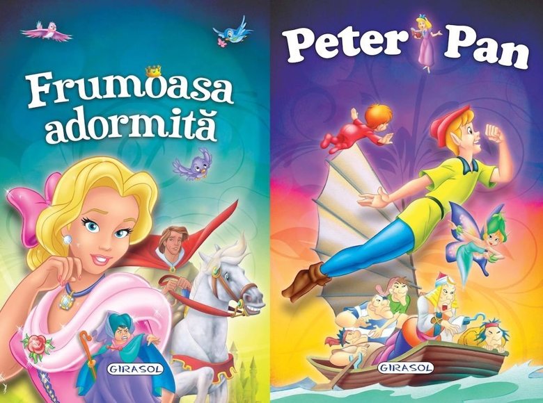 2 Povesti: Frumoasa adormita si Peter Pan | 