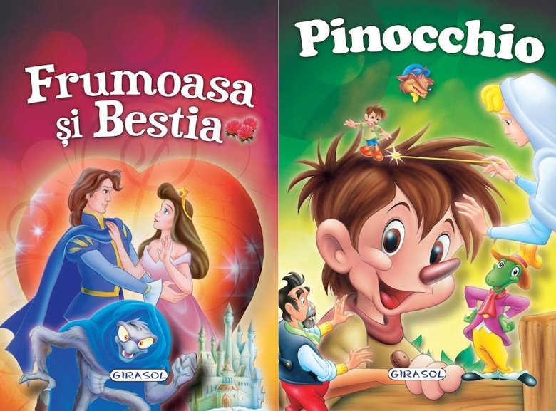 2 Povesti: Frumoasa si Bestia si Pinocchio | carturesti.ro Carte