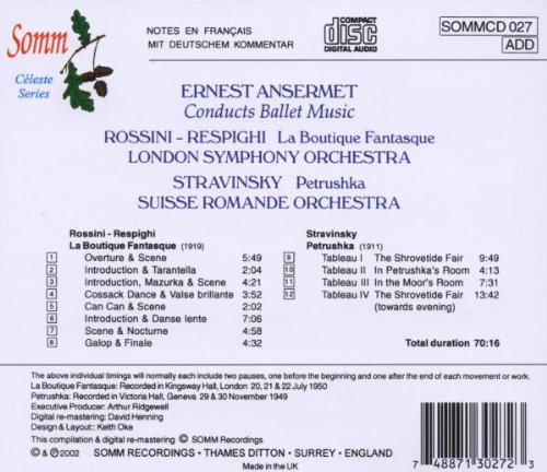 Ernest Ansermet Conducts Ballet Music | London Symphony Orchestra, Ottorino Respighi, Ernest Ansermet