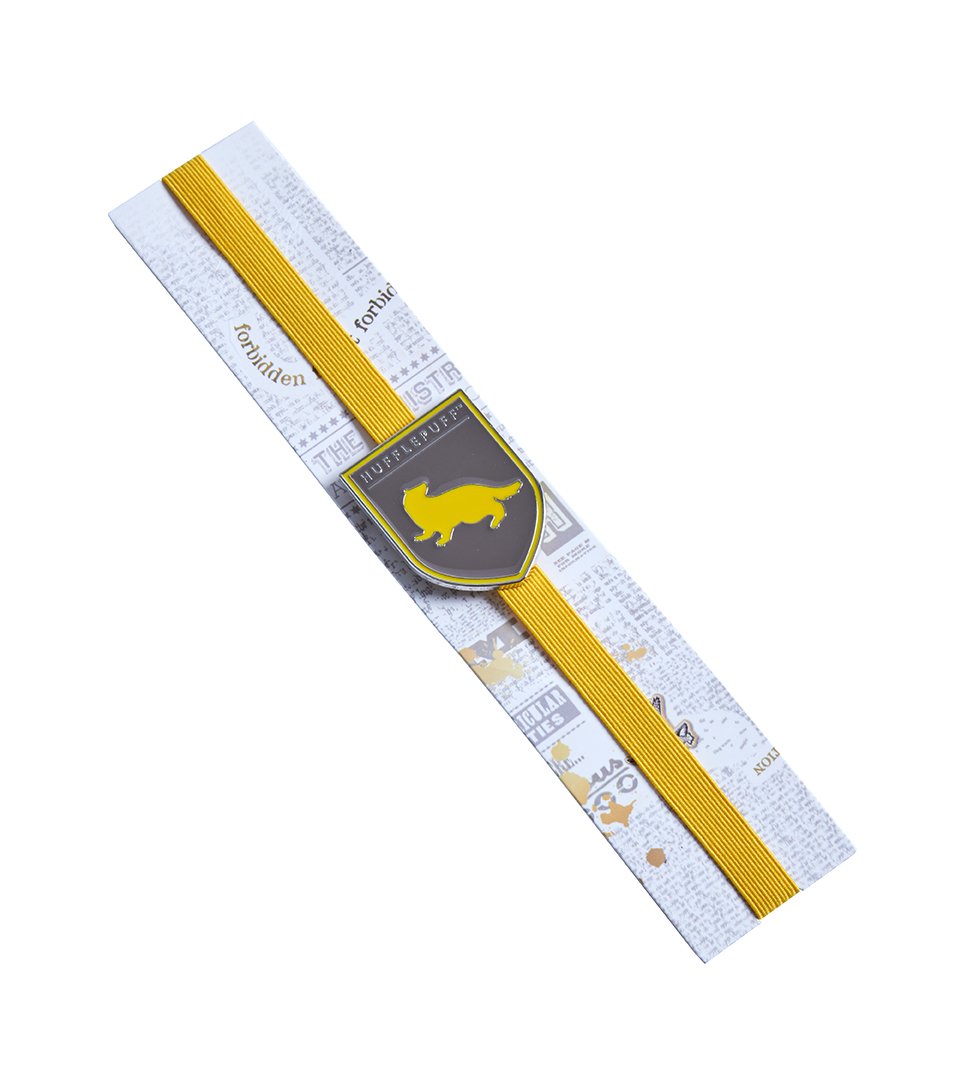 Semn de carte - Harry Potter: Hufflepuff Elastic Band Bookmark | Insight Editions image1