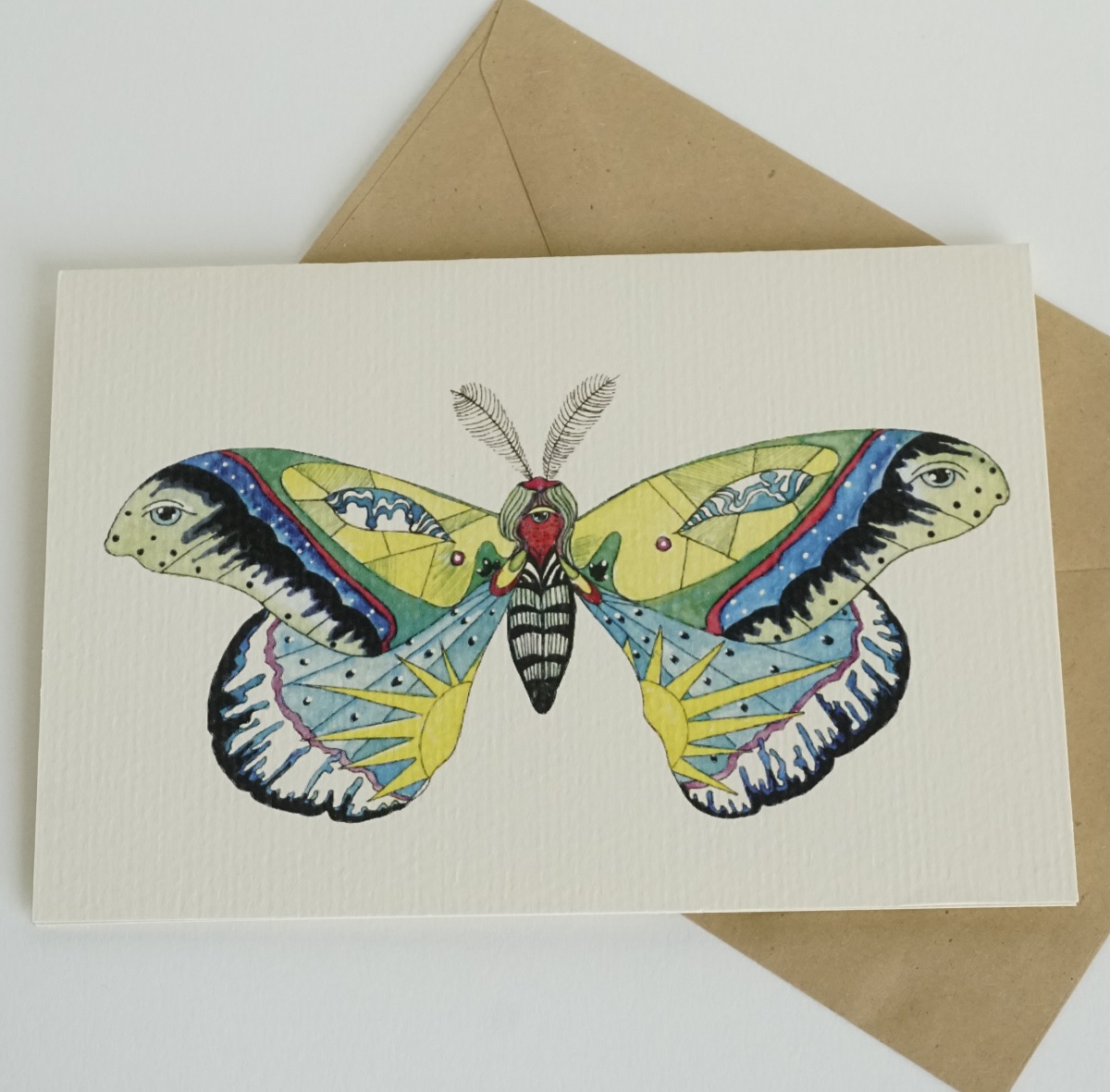Felicitare - Aripi de fluture | Ana-Maria Galeteanu Ilustrator