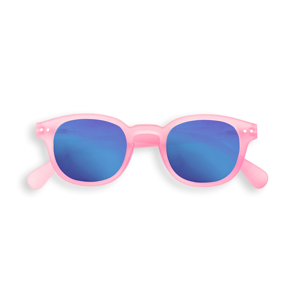 Ochelari de soare +0.00 - #C Jelly Pink Blue Mirror | Izipizi