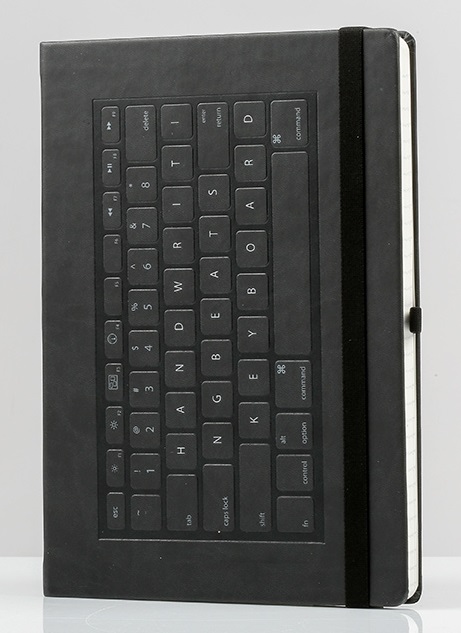 Carnet - Keyboard B5, black, hard cover, ruled | Mediaform