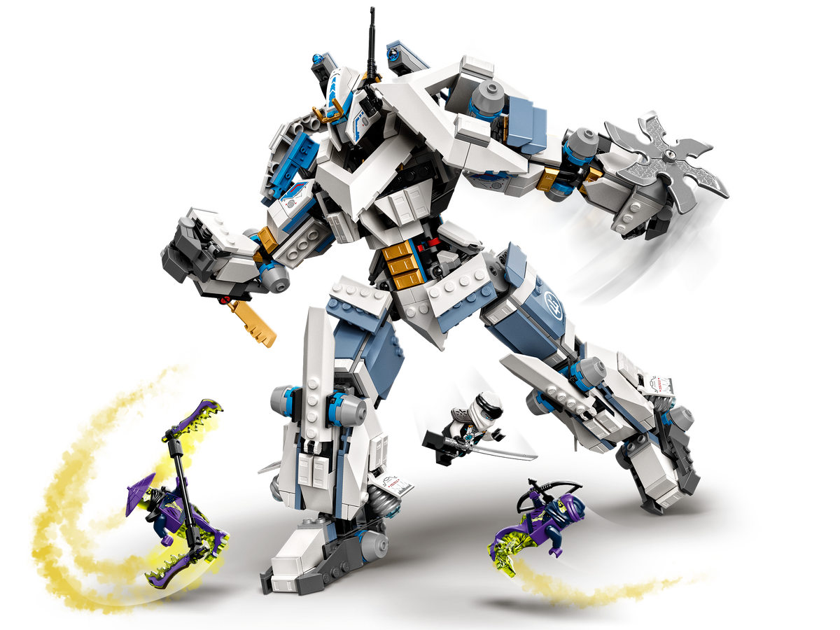 LEGO Ninjago - Lupta cu robotul de titan a lui Zane / Zane\'s Titan Mech Battle (71738) | LEGO
