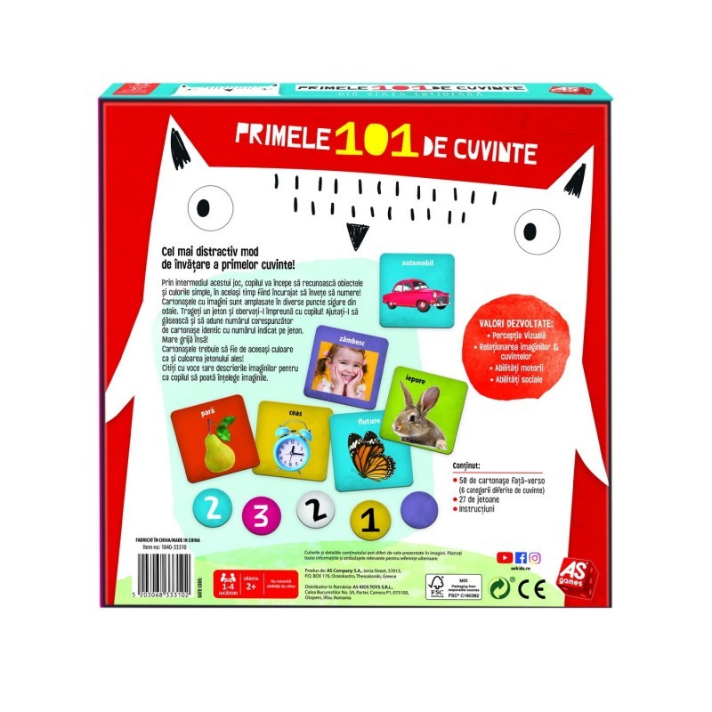 Joc - Primele 101 de cuvinte din viata cotidiana | As games - 3 | YEO