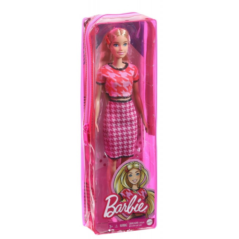 Papusa - Barbie Fashionistas - Blonda cu Tinuta Casual Roz | Mattel