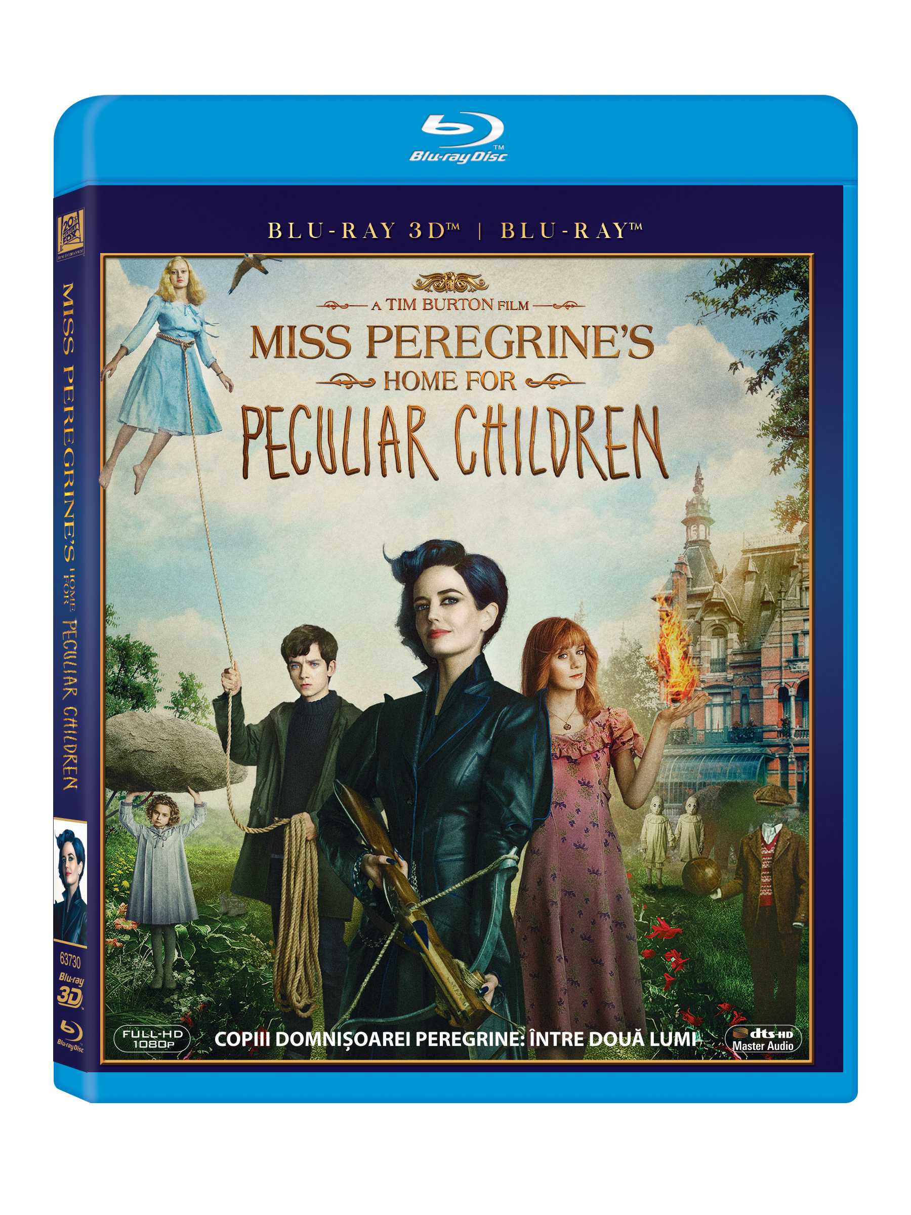 Copiii domnisoarei Peregrine: Intre doua lumi 2D+3D (Blu Ray Disc) / Miss Peregrine's Home for Peculiar Children | Tim Burton