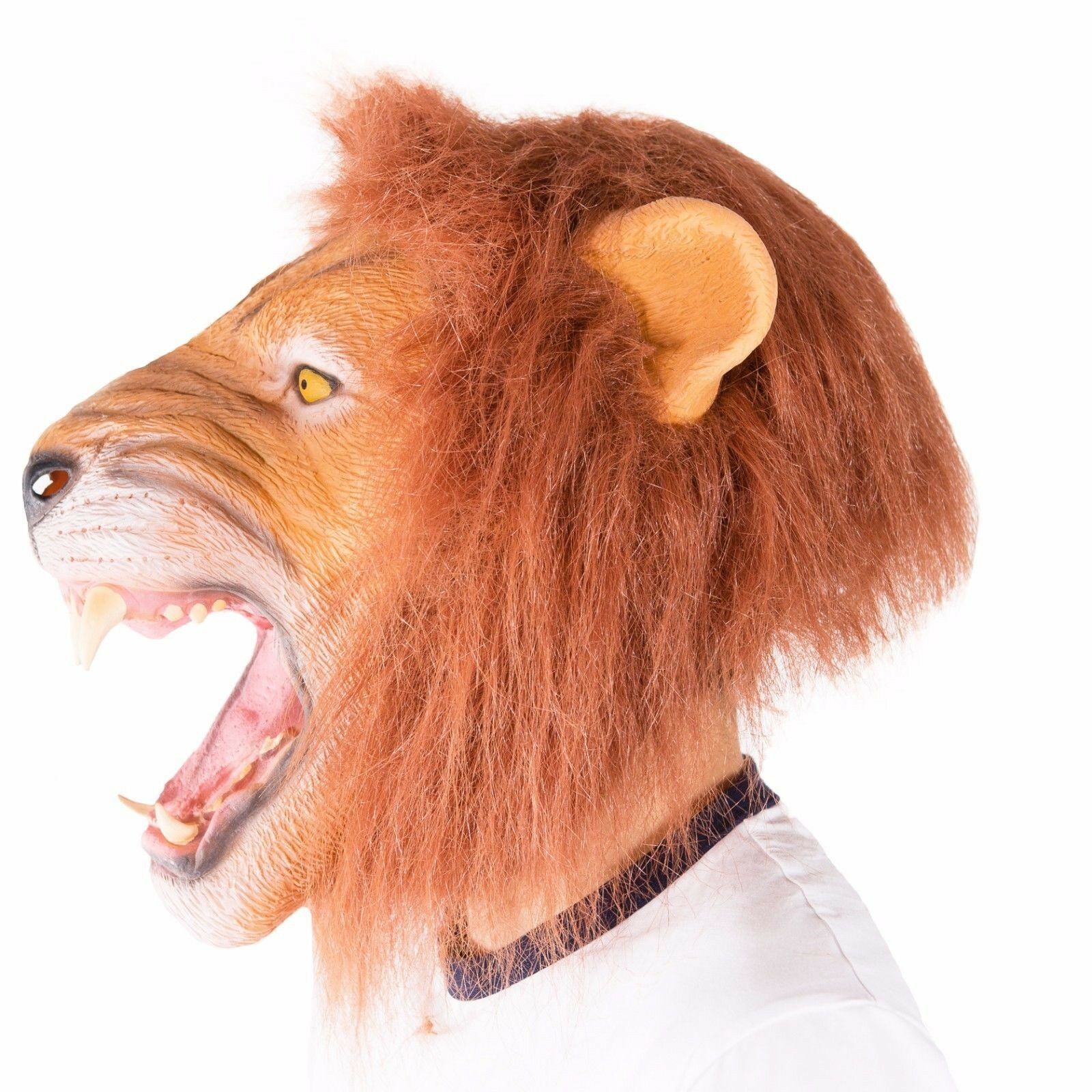 Masca Halloween - Funny Realistic Latex Lion Animal Full Head | BigMouth International - 1 | YEO