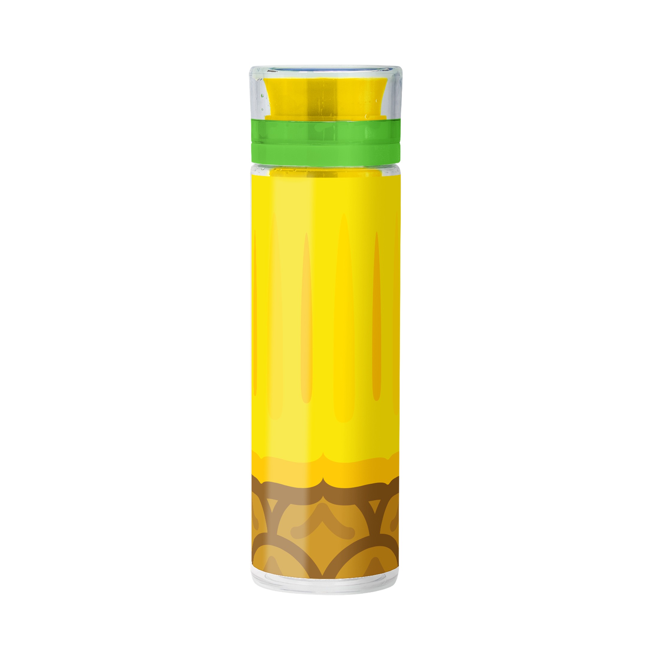 Sticla cu infuzor pentru fructe - Pineapple | Just Mustard - 2 | YEO