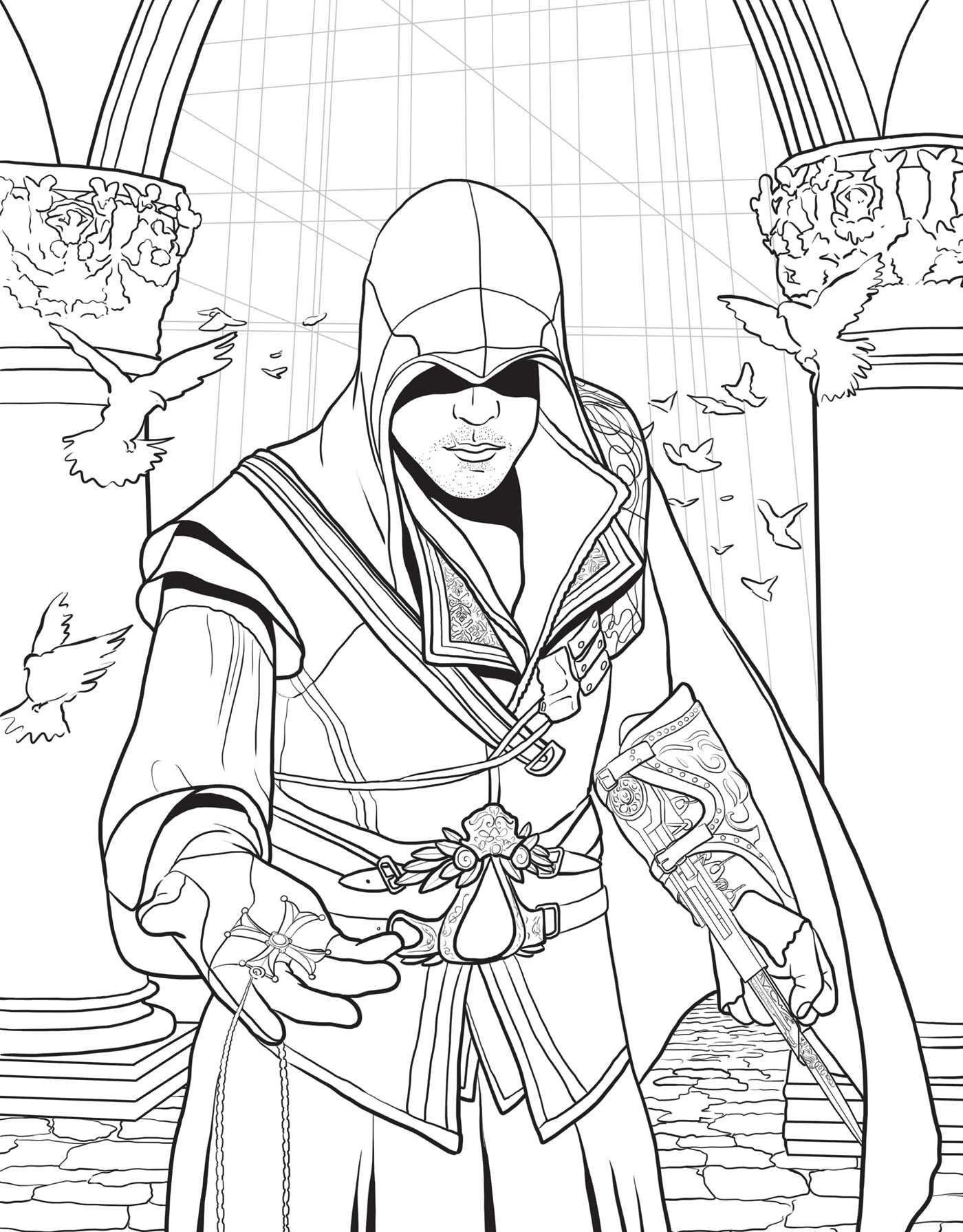 Assassin\'s Creed: The Official Coloring Book |