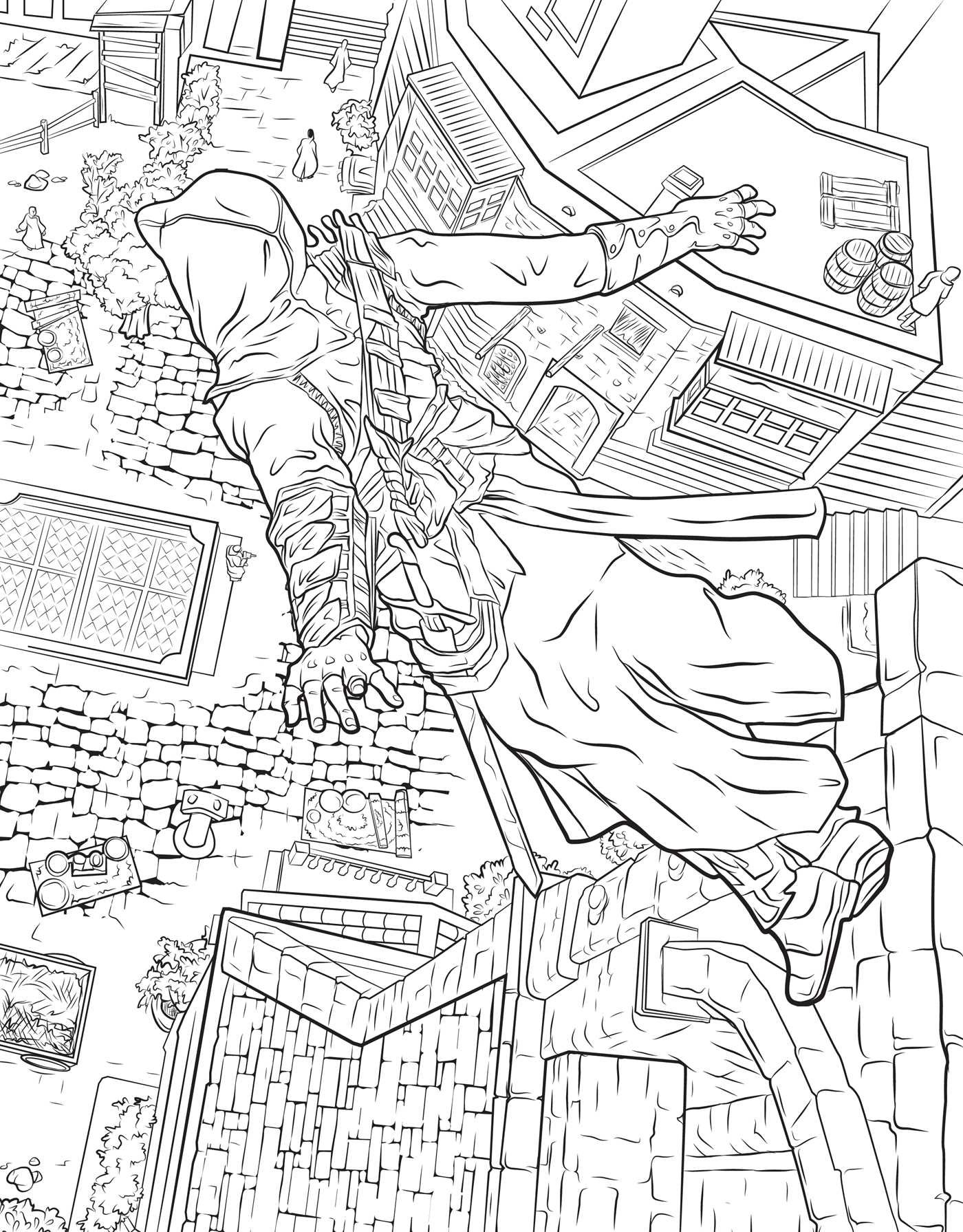 Assassin\'s Creed: The Official Coloring Book | - 1 | YEO