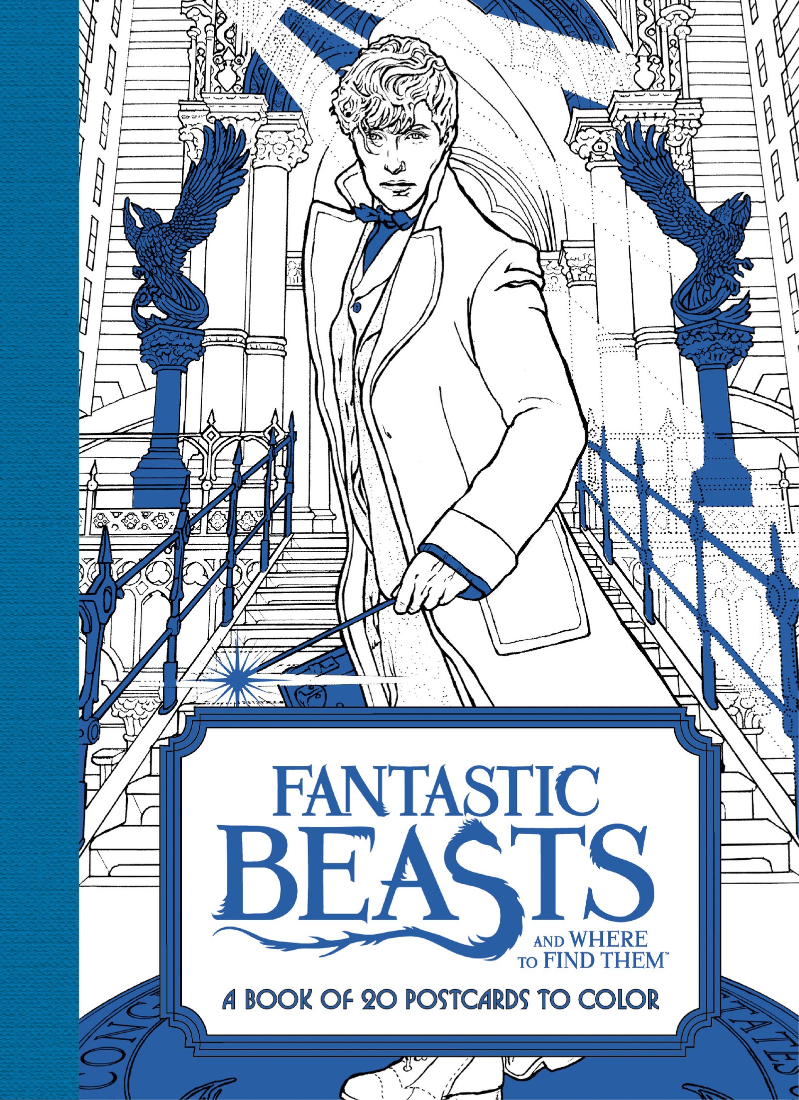 Carte postala de colorat - Fantastic Beasts and Where to Find Them - mai multe modele | Harper Collins