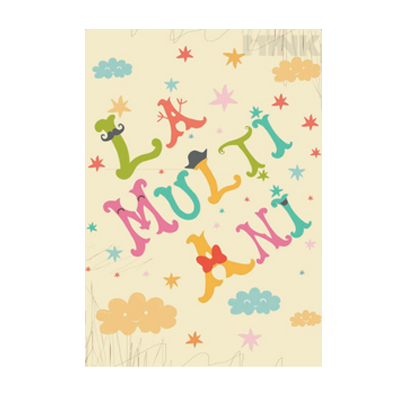 Felicitare - La multi ani - Happy Letters | Mink