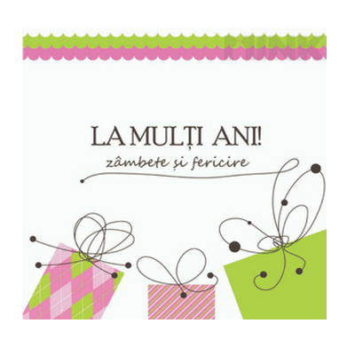 Felicitare - La multi ani/zambere si fericire | Mink