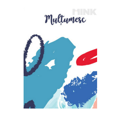 Felicitare - Multumesc | Mink