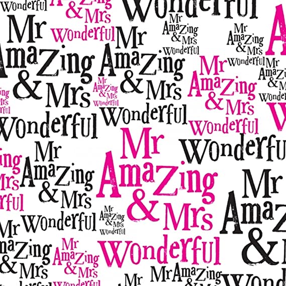 Hartie pentru impachetat - Mr. Amazing & Mrs. Wonderful | Really Good