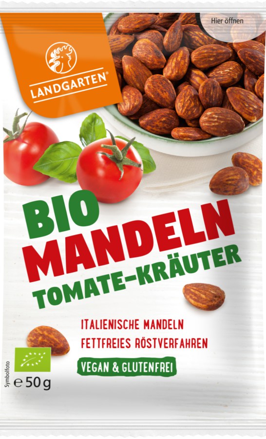 Migdale prajite cu mediterranean Tomato - Landgarten | Landgarten