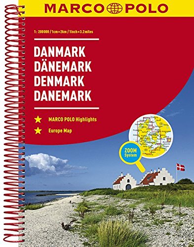 Denmark Marco Polo Road Atlas | 