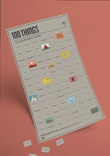 Poster - 100 Things To Do Before You Die | DOIY