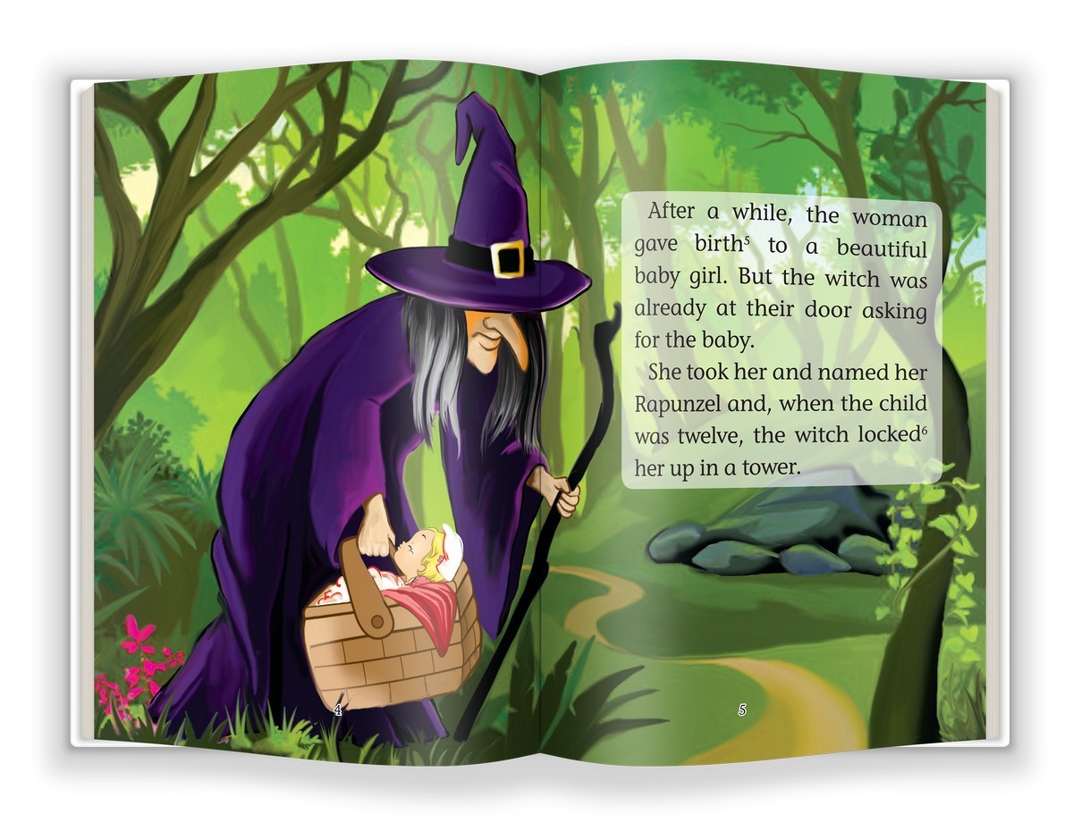 Invat sa citesc in limba engleza - Rapunzel | Fratii Grimm - 3