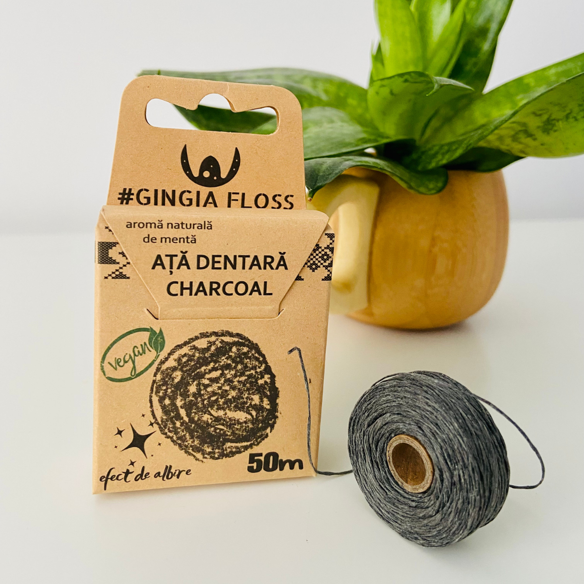 Ata dentara - Gingia 50m, charcoal | Gingia