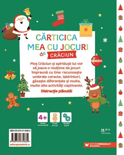 Carticica mea cu jocuri de Craciun |