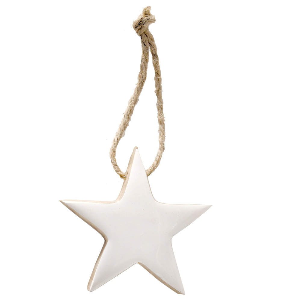  Decoratiune - Pendant Kayleen - Star - Shiny White | Boltze 