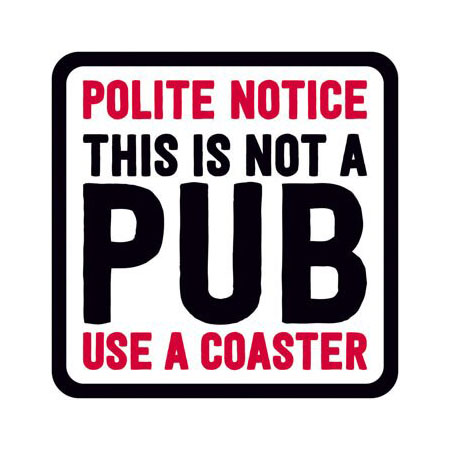 Coaster - This Is Not A Pub | Dean Morris